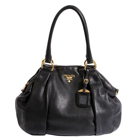 black leather prada purse|pictures black leather prada purses.